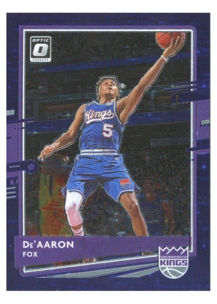 2020-21 Donruss Optic Base Set De'Aaron Fox #23 card