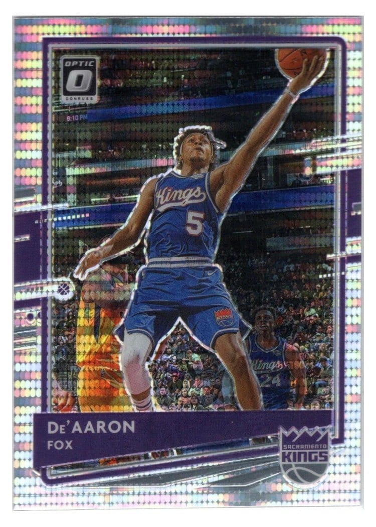 2020-21 Donruss Optic Base Set De'Aaron Fox #23 card