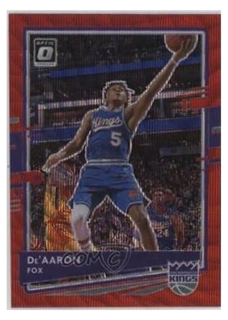 2020-21 Donruss Optic Base Set De'Aaron Fox #23 card