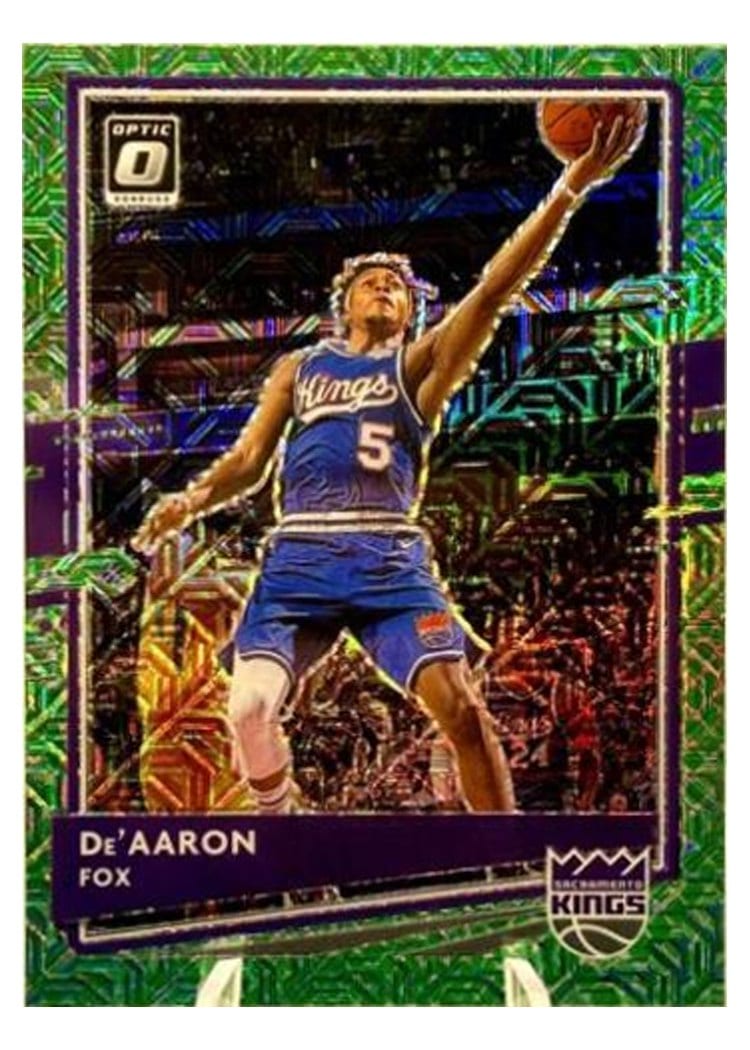 2020-21 Donruss Optic Base Set De'Aaron Fox #23 card