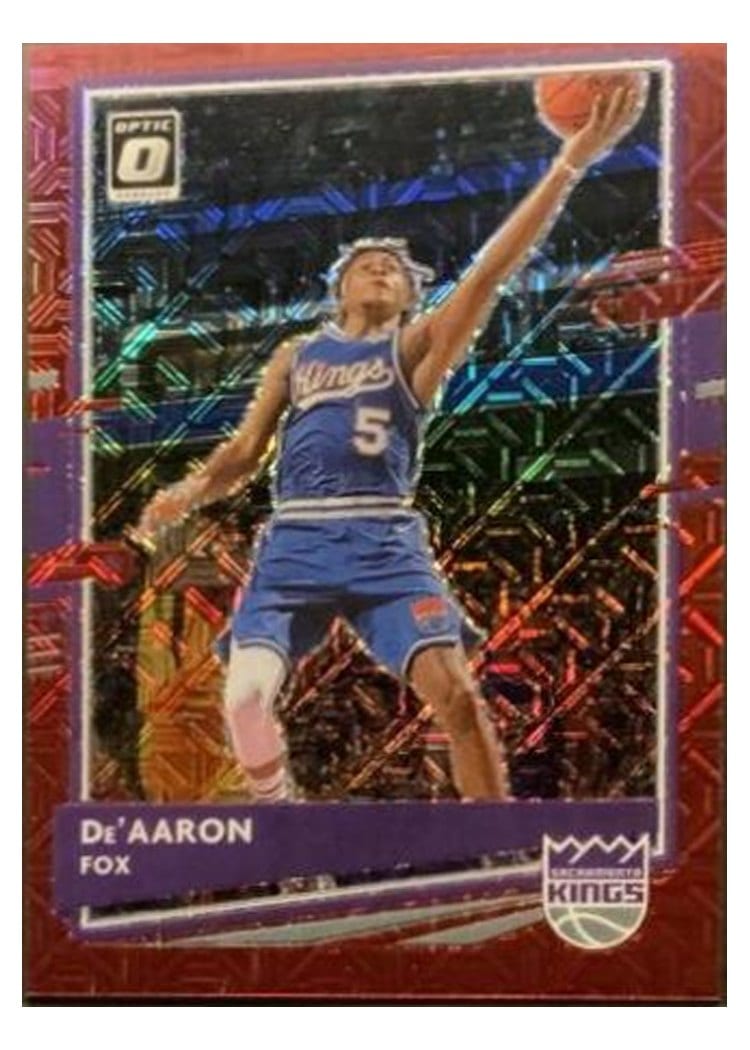 2020-21 Donruss Optic Base Set De'Aaron Fox #23 card