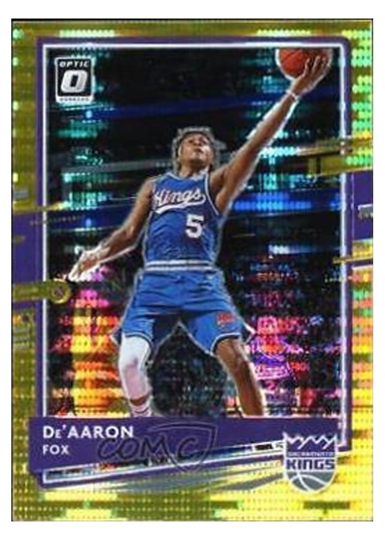 2020-21 Donruss Optic Base Set De'Aaron Fox #23 card