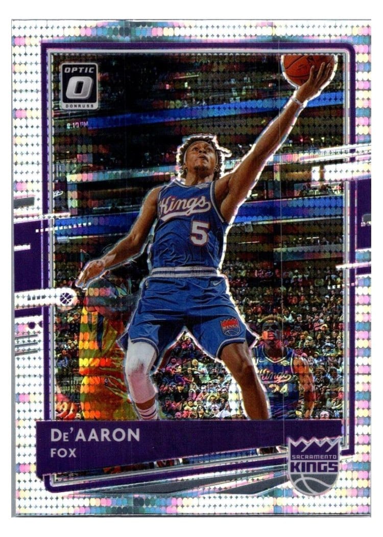 2020-21 Donruss Optic Base Set De'Aaron Fox #23 card