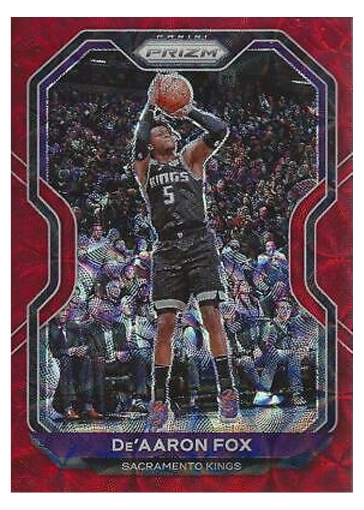 2020-21 Panini Prizm Base Set De'Aaron Fox #13 card