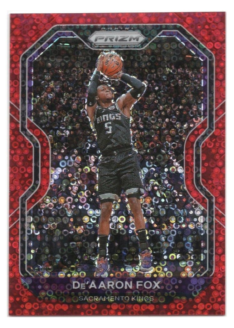 2020-21 Panini Prizm Base Set De'Aaron Fox #13 card