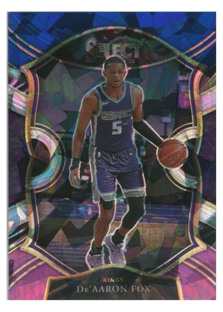 2020-21 Panini Select Base Set De'Aaron Fox #210 card