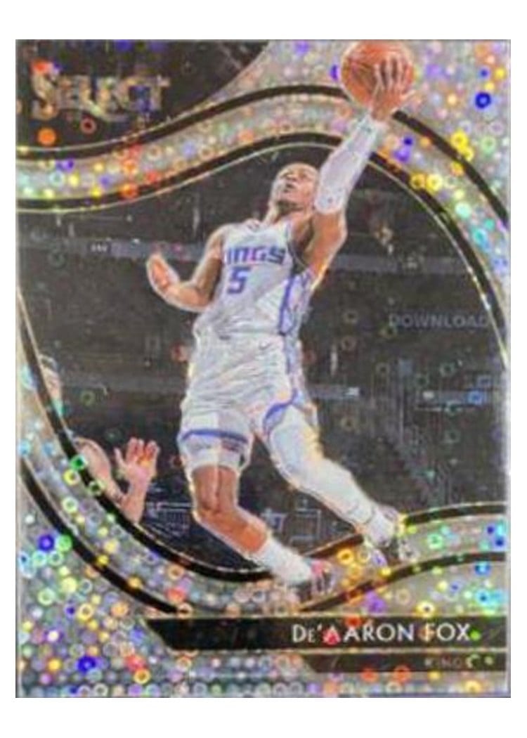 2020-21 Panini Select Base Set De'Aaron Fox #210 card
