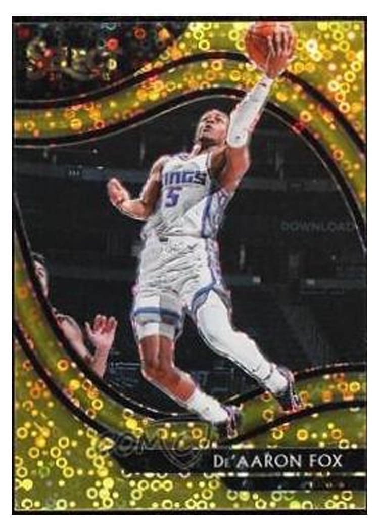 2020-21 Panini Select Base Set De'Aaron Fox #210 card