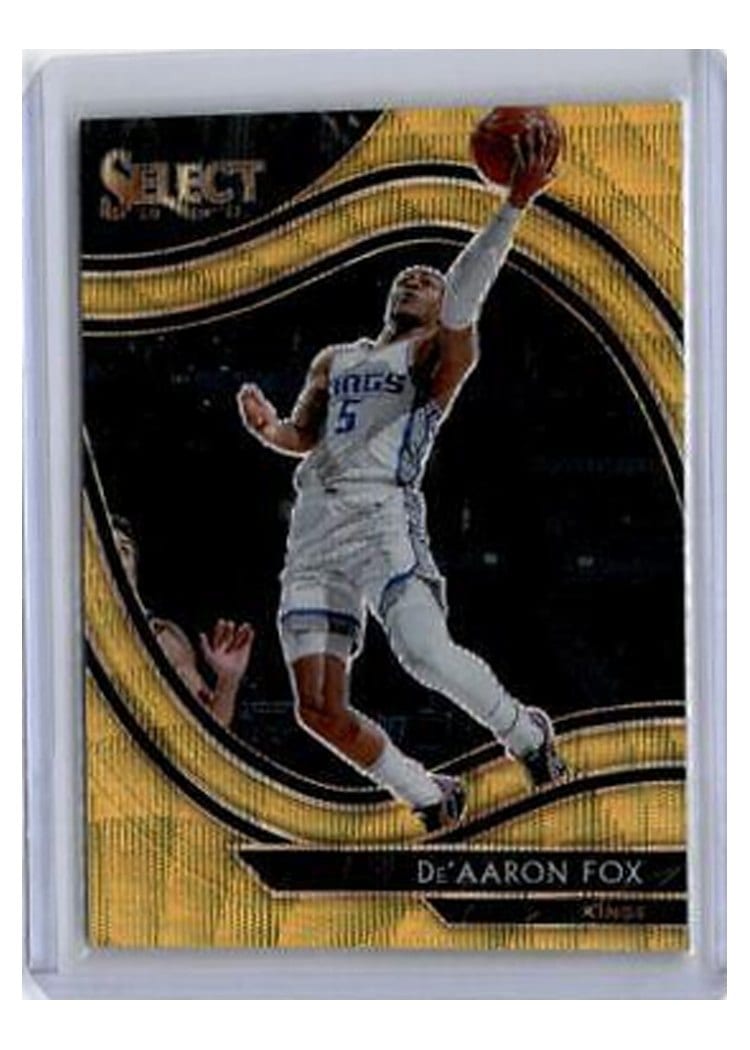 2020-21 Panini Select Base Set De'Aaron Fox #210 card