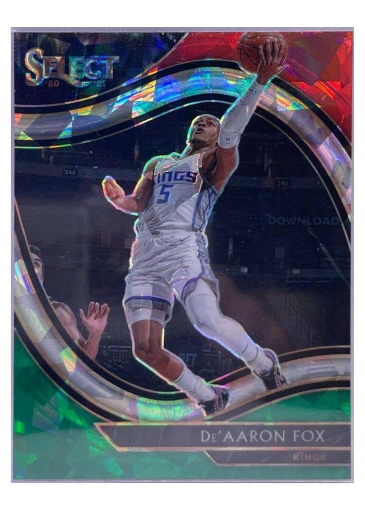 2020-21 Panini Select Base Set De'Aaron Fox #210 card