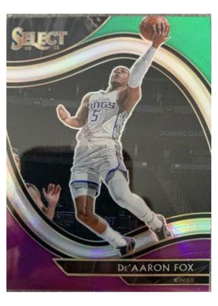 2020-21 Panini Select Base Set De'Aaron Fox #210 card