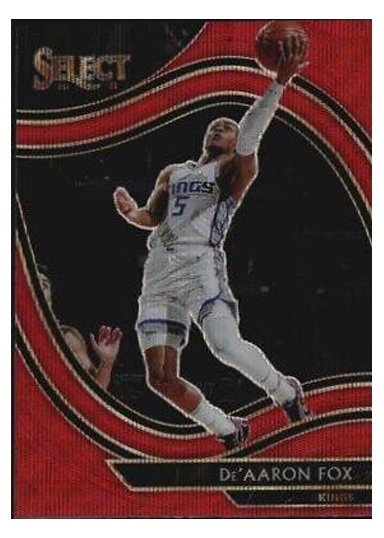 2020-21 Panini Select Base Set De'Aaron Fox #210 card
