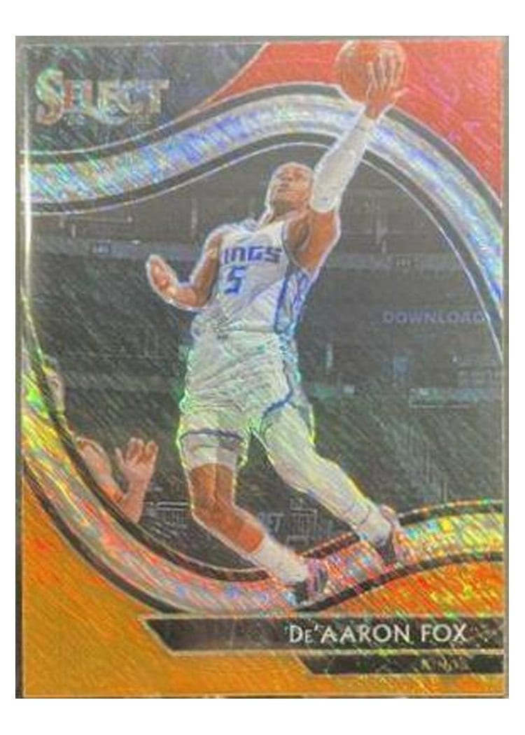 2020-21 Panini Select Base Set De'Aaron Fox #210 card