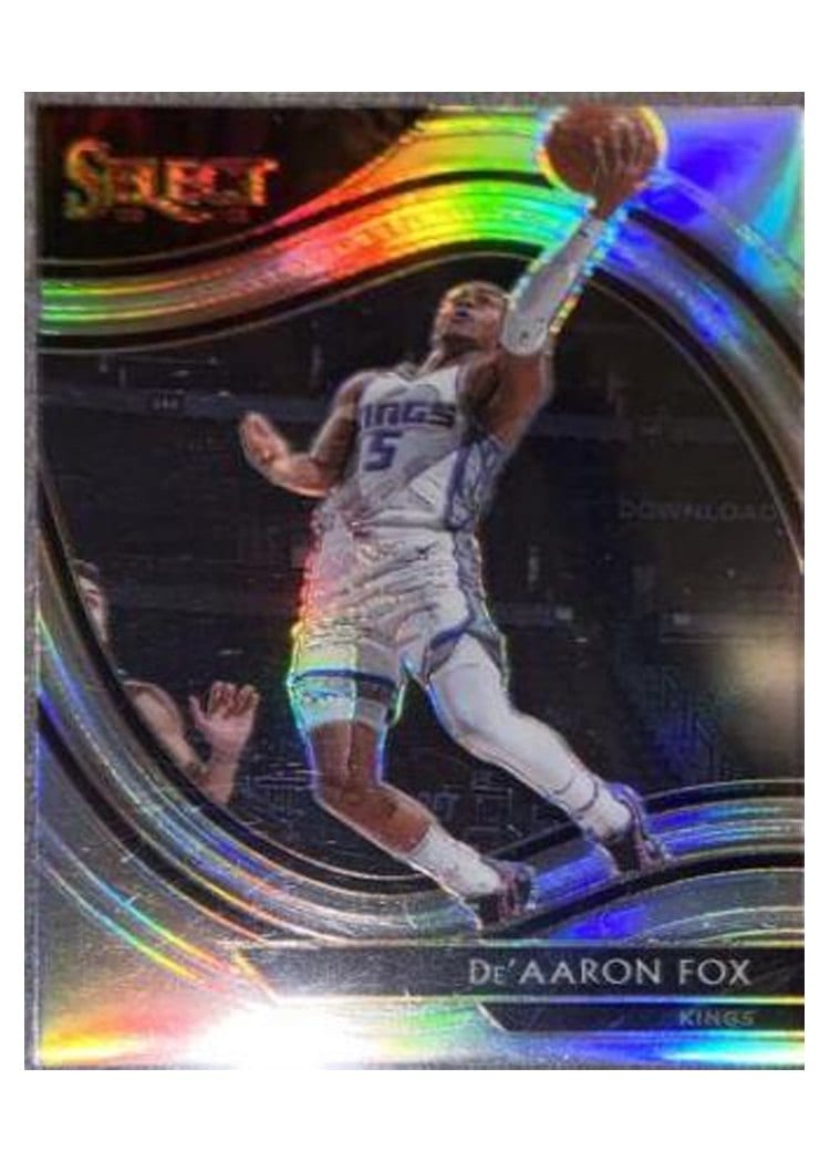 2020-21 Panini Select Base Set De'Aaron Fox #210 card