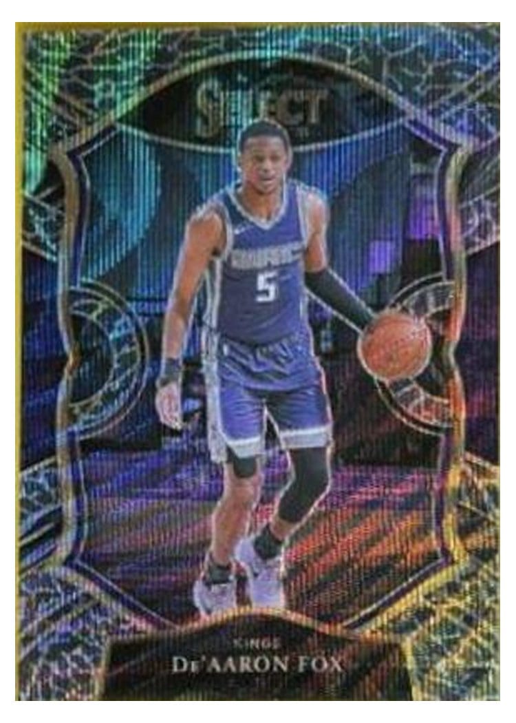 2020-21 Panini Select Base Set De'Aaron Fox #32 card