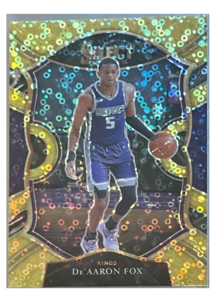 2020-21 Panini Select Base Set De'Aaron Fox #32 card
