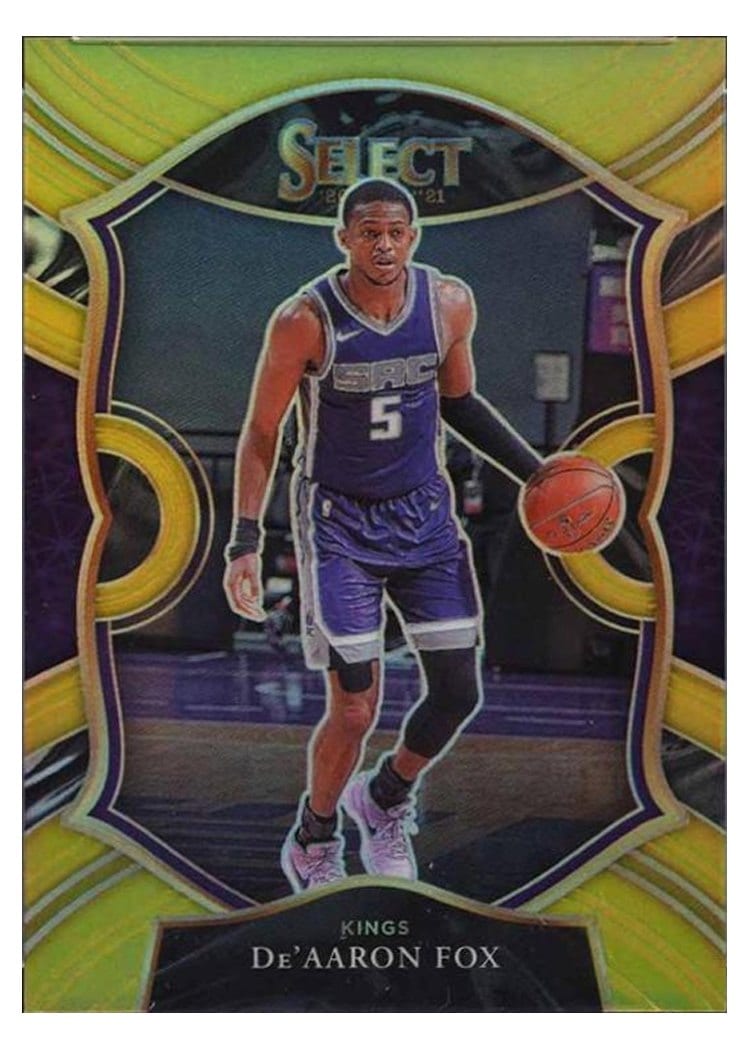 2020-21 Panini Select Base Set De'Aaron Fox #32 card