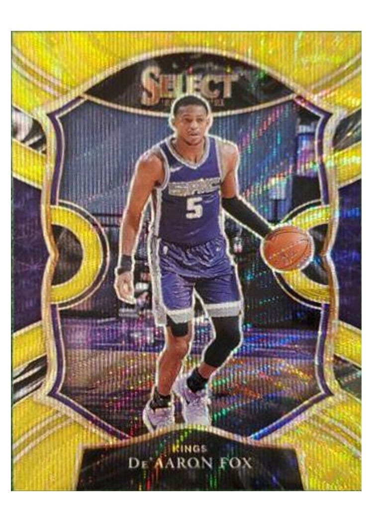 2020-21 Panini Select Base Set De'Aaron Fox #32 card