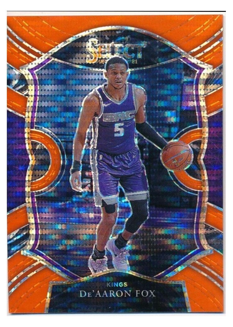 2020-21 Panini Select Base Set De'Aaron Fox #32 card