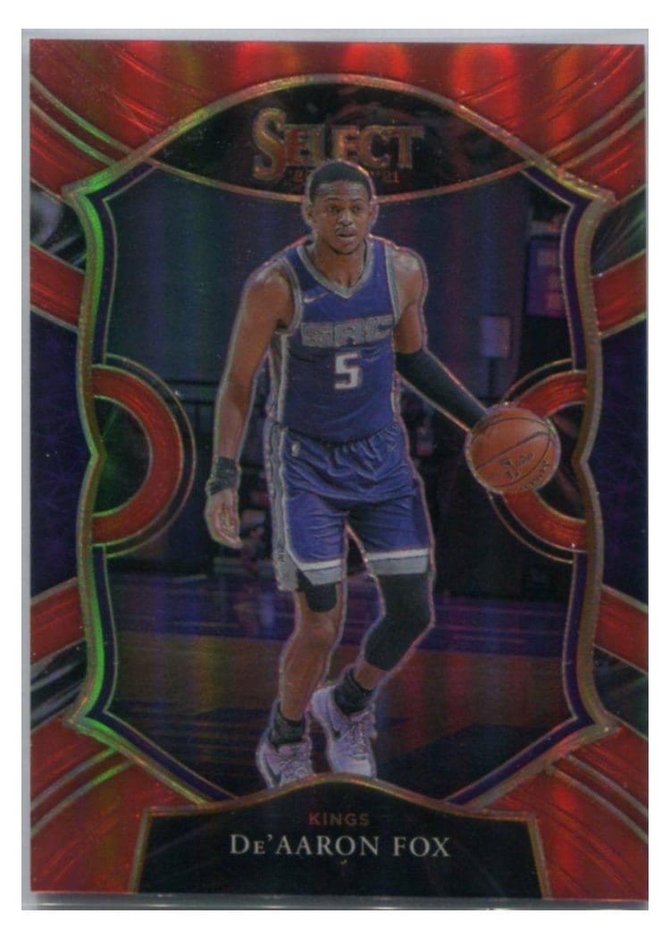 2020-21 Panini Select Base Set De'Aaron Fox #32 card