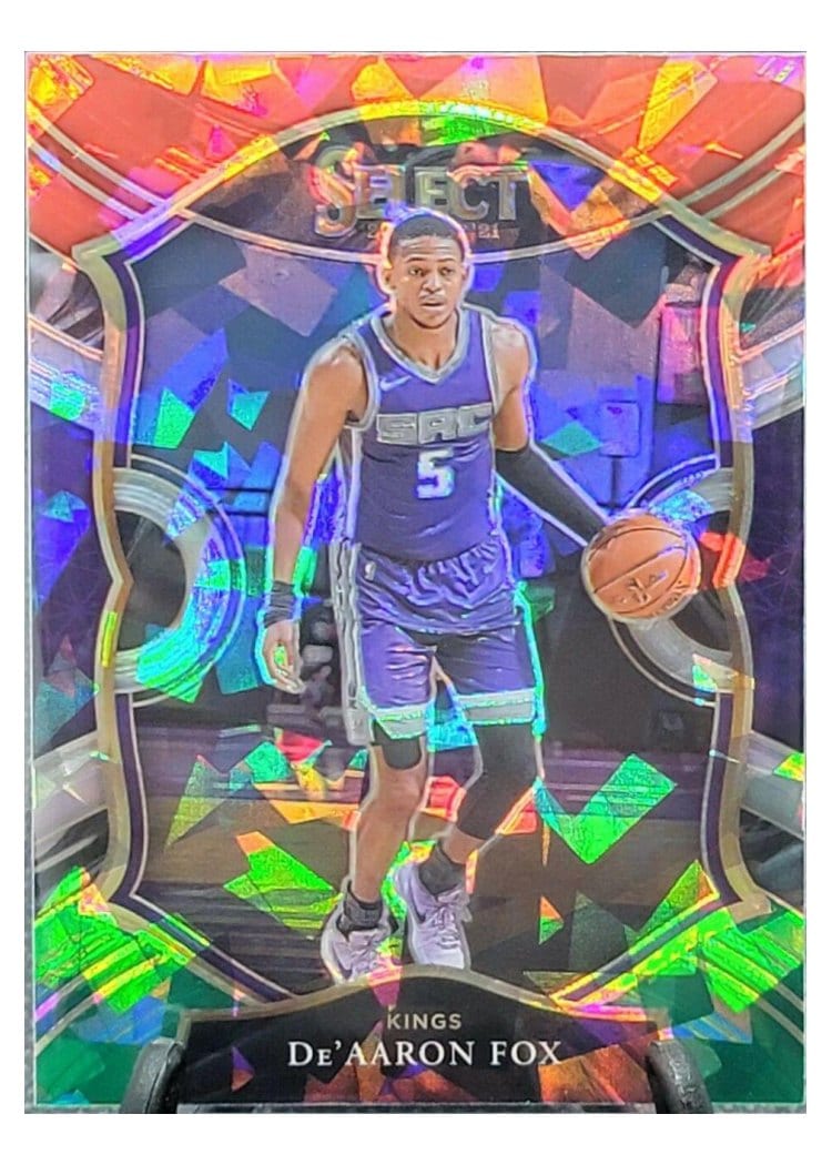 2020-21 Panini Select Base Set De'Aaron Fox #32 card