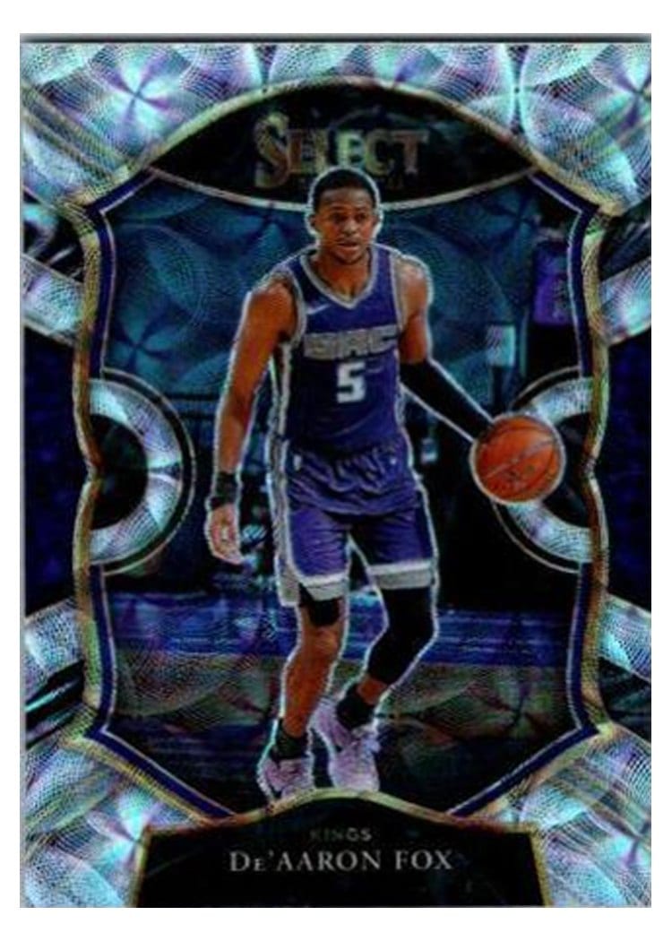 2020-21 Panini Select Base Set De'Aaron Fox Scope Prizm #32 card