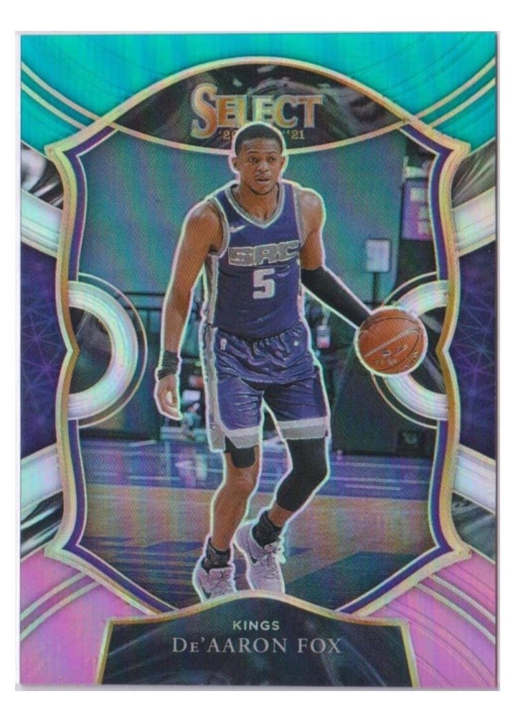 2020-21 Panini Select Base Set De'Aaron Fox #32 card