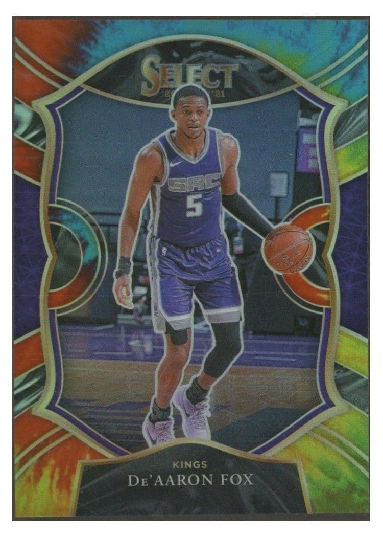 2020-21 Panini Select Base Set De'Aaron Fox #32 card