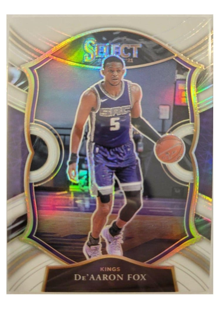 2020-21 Panini Select Base Set De'Aaron Fox #32 card