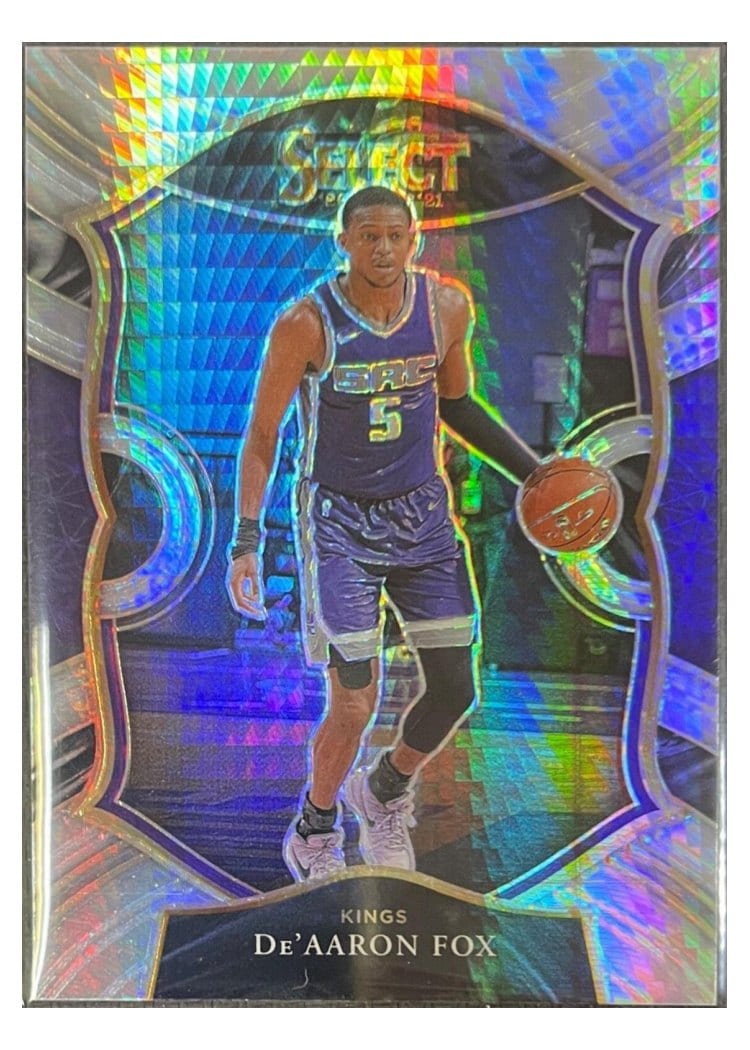 2020-21 Panini Select Base Set De'Aaron Fox #32 card