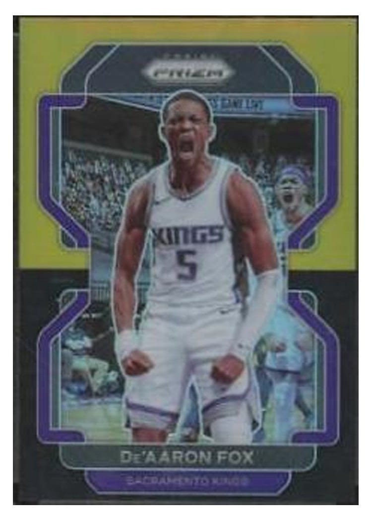 2021-22 Panini Prizm Base Set De'Aaron Fox #148 card