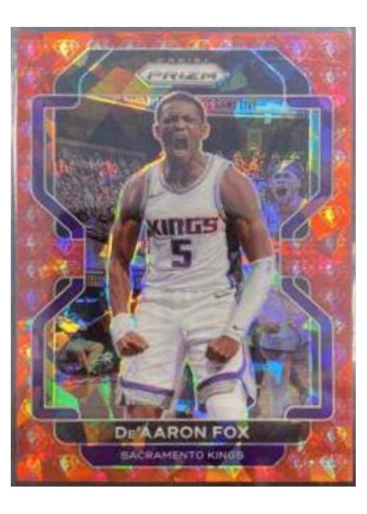 2021-22 Panini Prizm Base Set De'Aaron Fox #148 card