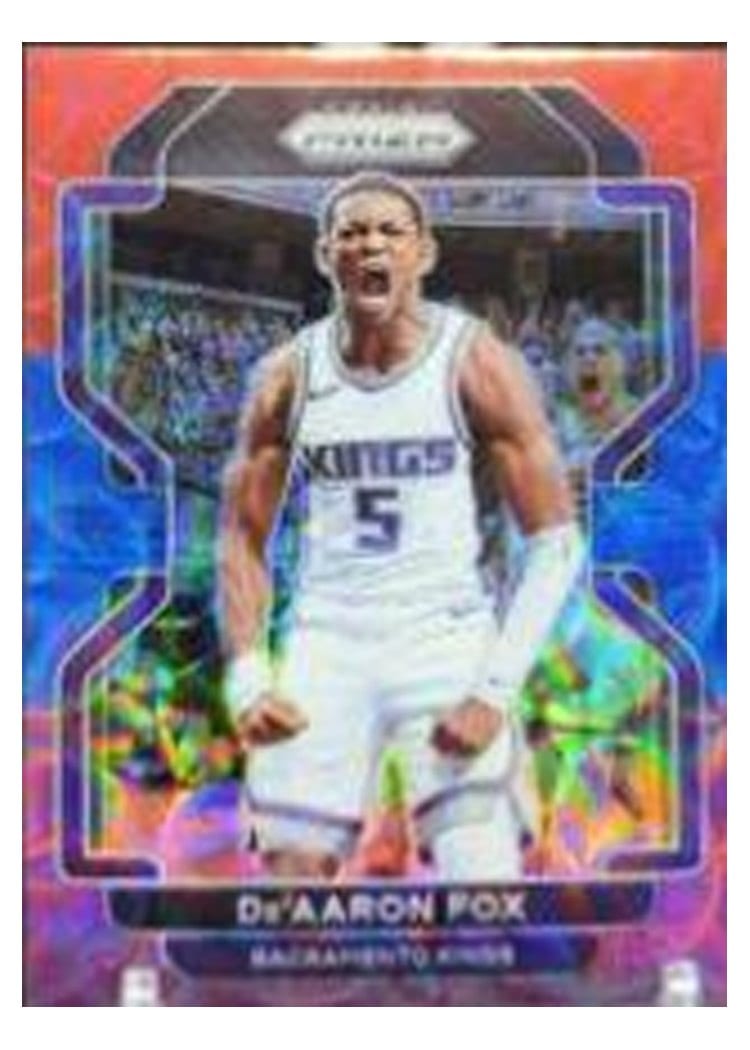 2021-22 Panini Prizm Base Set De'Aaron Fox #148 card