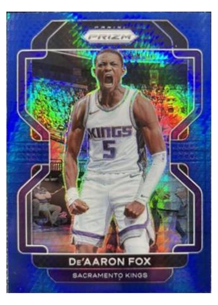 2021-22 Panini Prizm Base Set De'Aaron Fox #148 card