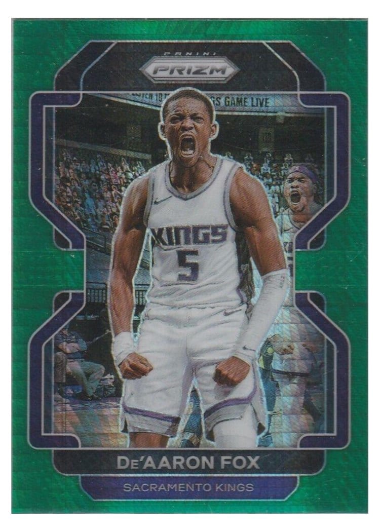 2021-22 Panini Prizm Base Set De'Aaron Fox #148 card