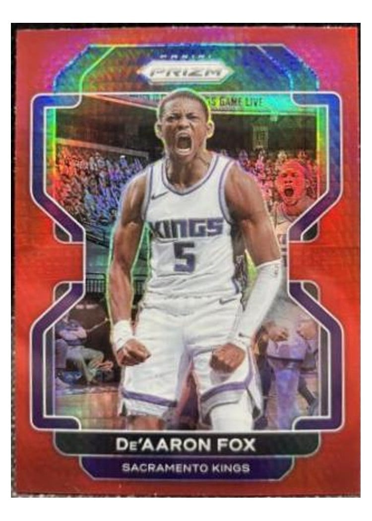 2021-22 Panini Prizm Base Set De'Aaron Fox #148 card