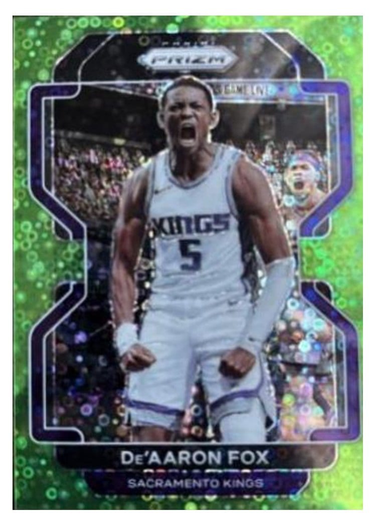 2021-22 Panini Prizm Base Set De'Aaron Fox #148 card