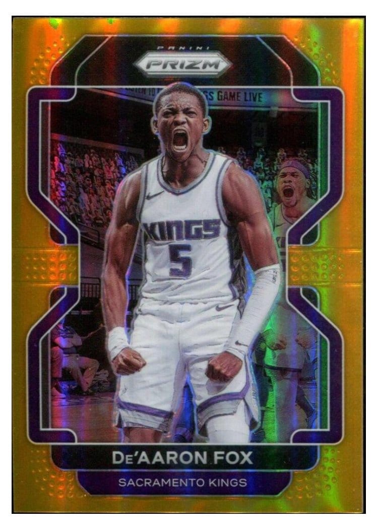 2021-22 Panini Prizm Base Set De'Aaron Fox #148 card