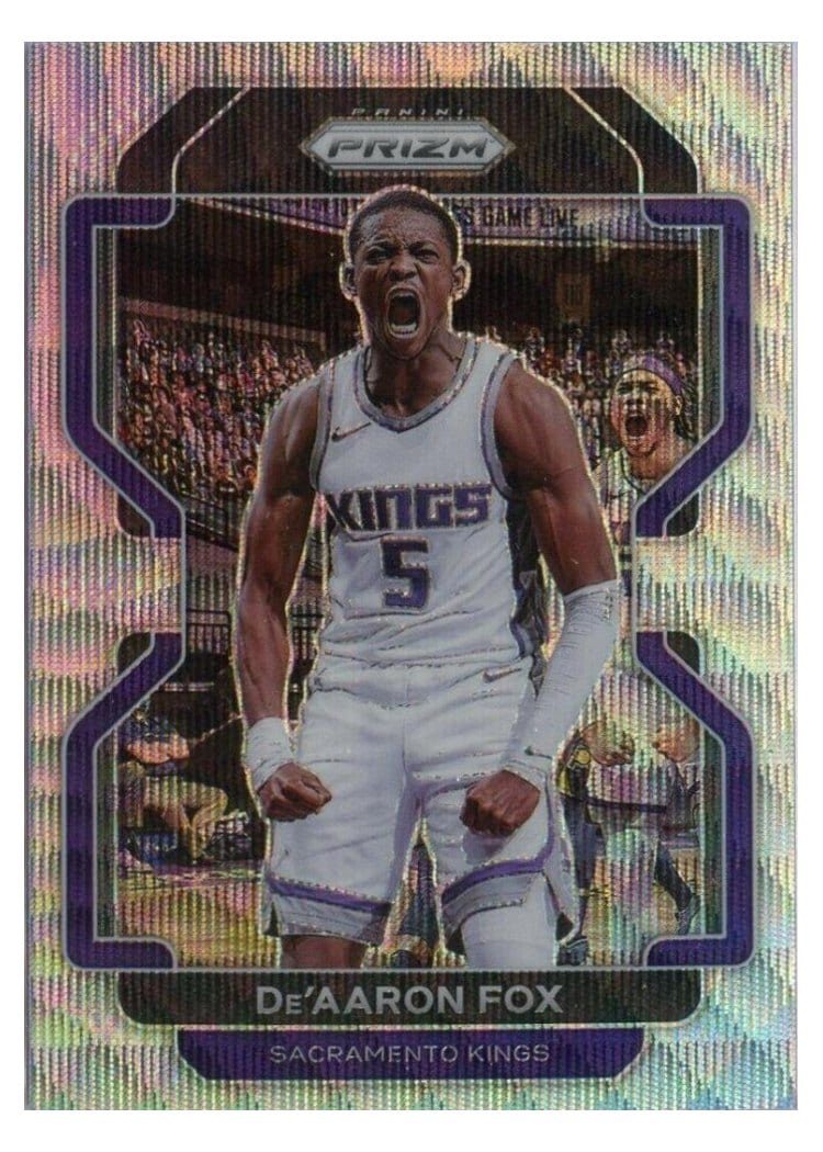 2021-22 Panini Prizm Base Set De'Aaron Fox #148 card