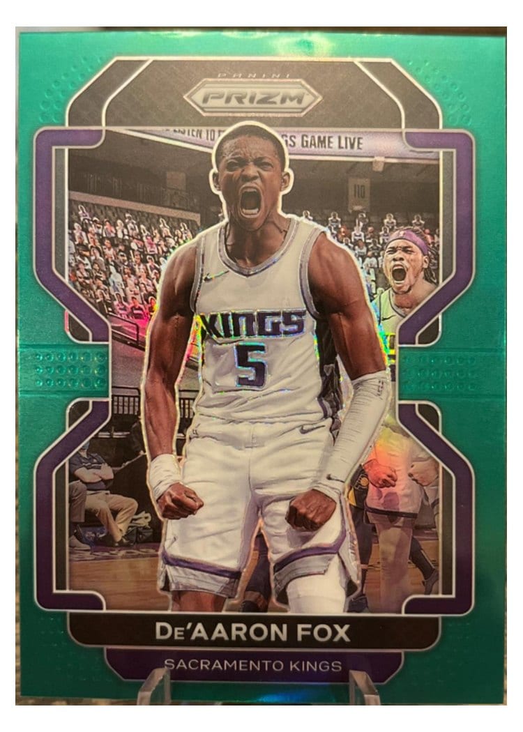 2021-22 Panini Prizm Base Set De'Aaron Fox #148 card