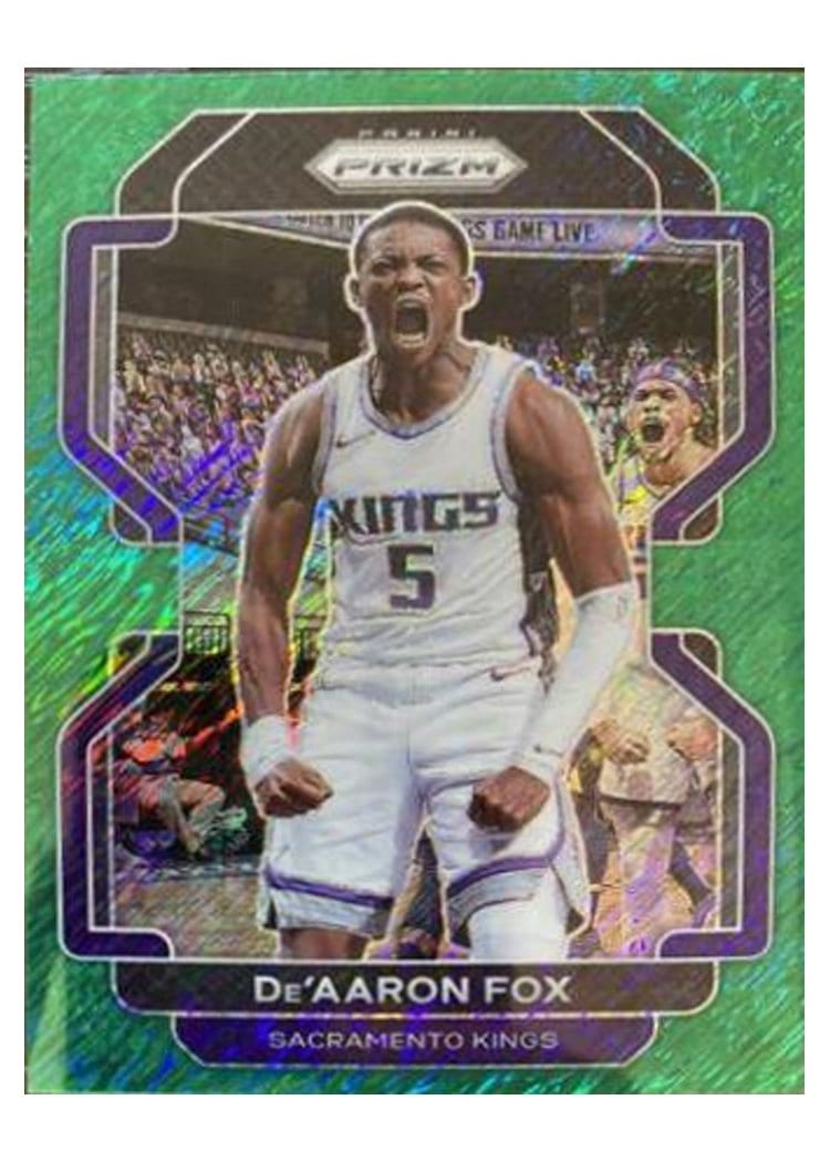 2021-22 Panini Prizm Base Set De'Aaron Fox #148 card