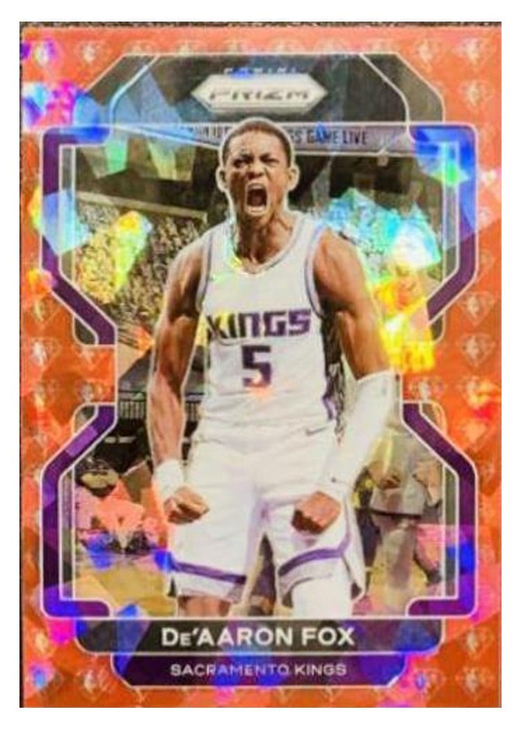 2021-22 Panini Prizm Base Set De'Aaron Fox #148 card