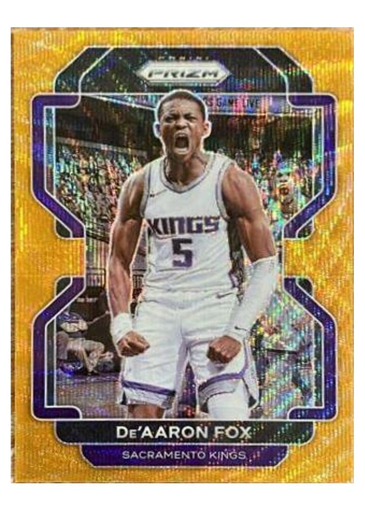 2021-22 Panini Prizm Base Set De'Aaron Fox #148 card