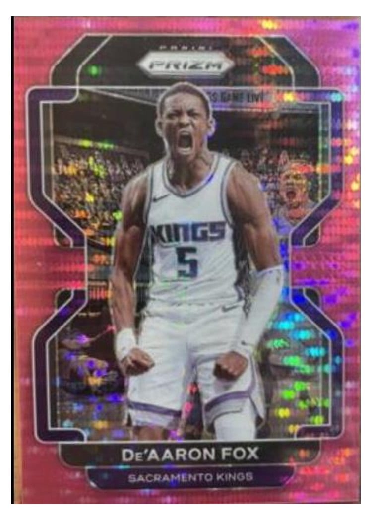2021-22 Panini Prizm Base Set De'Aaron Fox #148 card