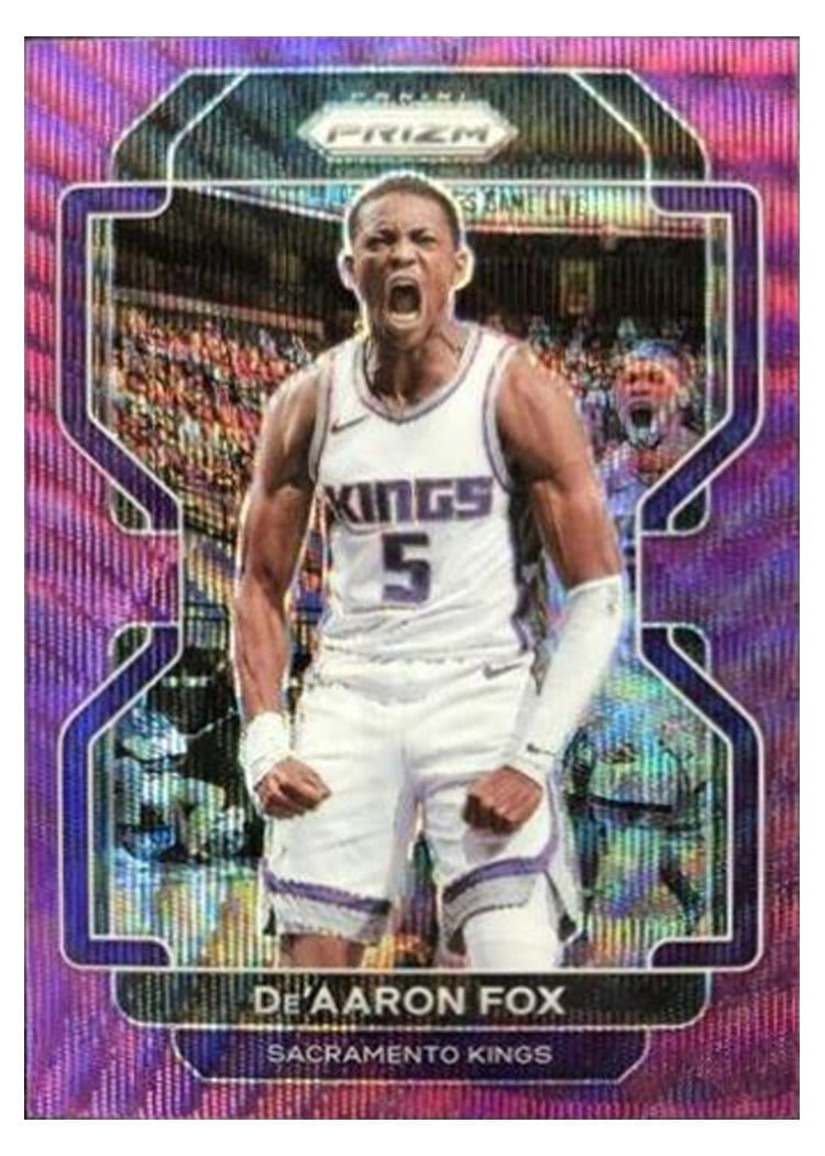 2021-22 Panini Prizm Base Set De'Aaron Fox #148 card