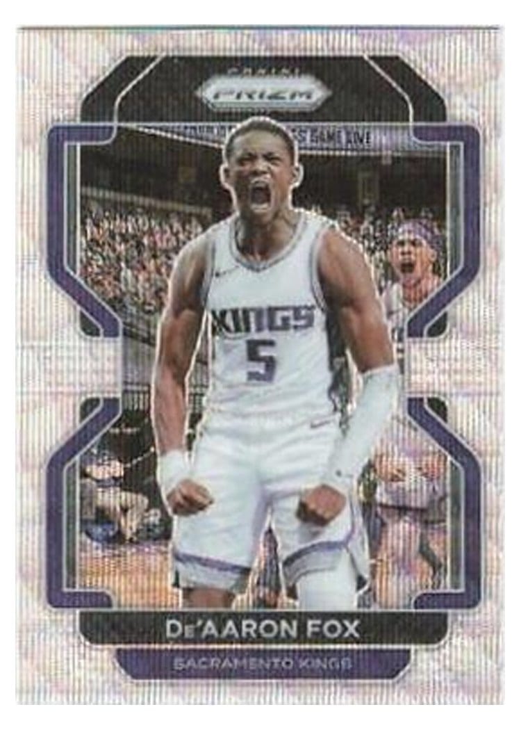 2021-22 Panini Prizm Base Set De'Aaron Fox #148 card