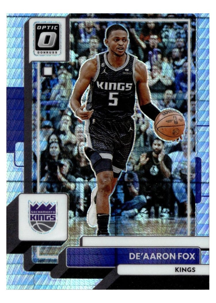 2022-23 Donruss Optic Base Set De'Aaron Fox #130 card