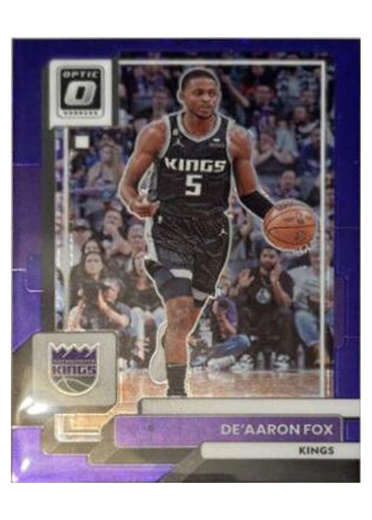 2022-23 Donruss Optic Base Set De'Aaron Fox #130 card