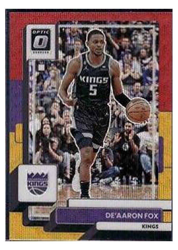2022-23 Donruss Optic Base Set De'Aaron Fox #130 card
