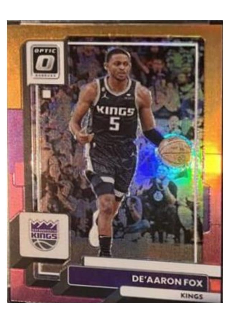 2022-23 Donruss Optic Base Set De'Aaron Fox #130 card